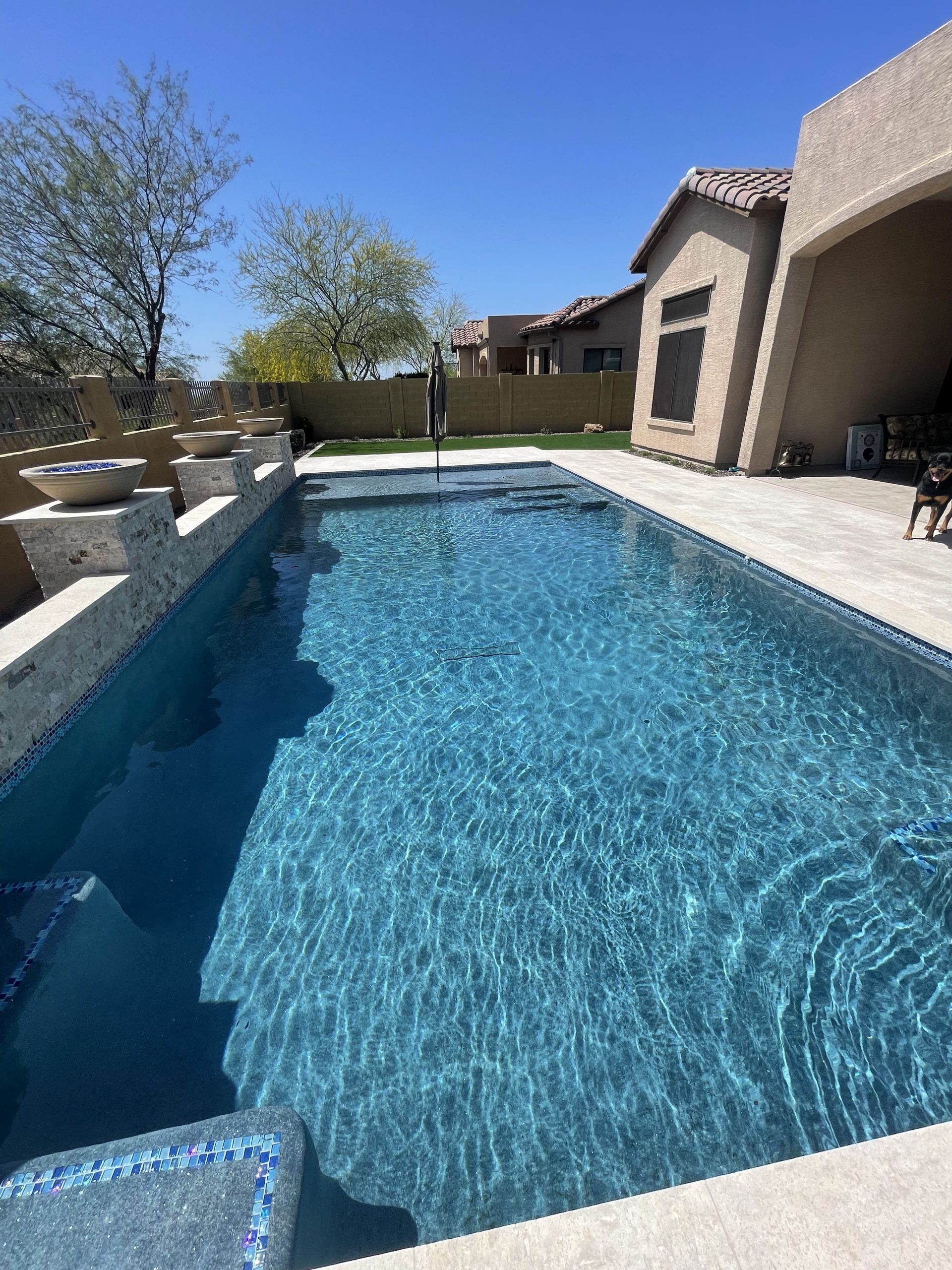 Modern Geometric Pools — Custom Pools project in Phoenix, AZ